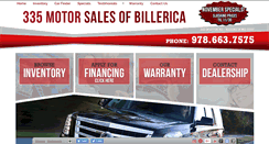 Desktop Screenshot of 335motorsales.com